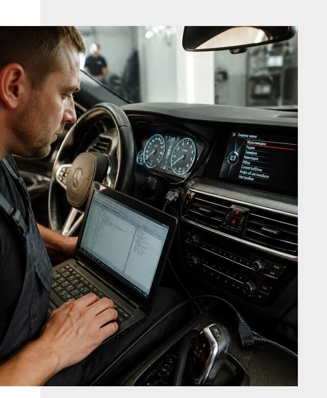Русификация приборной панели BMW для авто в Слободской от компании