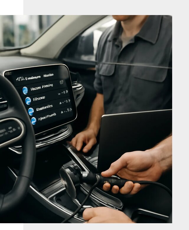 Установка приложений Geely для мультимедиа автомобиля в Слободской