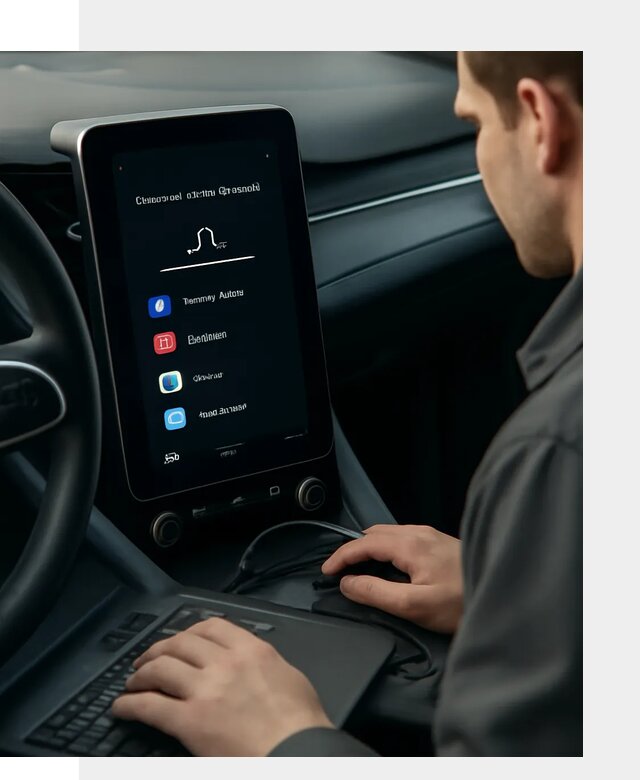 Установка приложений Lynk Co на автомобиль в Слободской